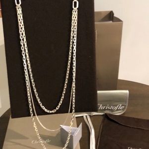 Authentic Christofle 24" Sterling Silver Necklace